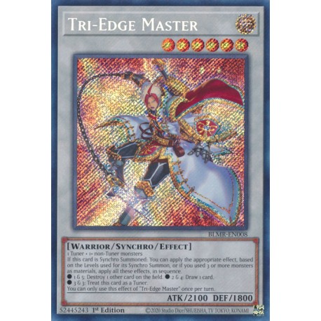 YGO BLMR-EN008 SeR Tri-Edge Master