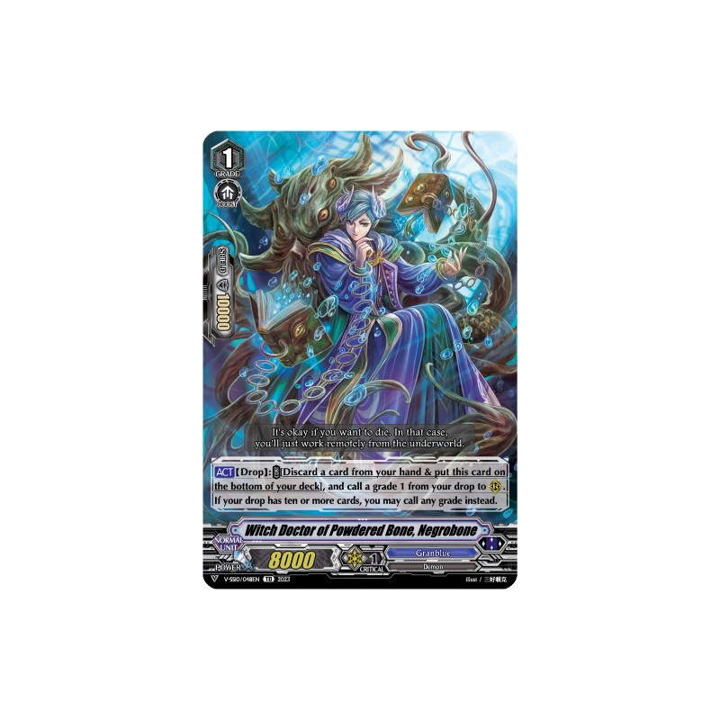 Vanguard_TCG_card_V-SS10_048EN_C_Witch_Doctor_of_Powdered_Bone_Negrobone_Premium_Battle_Deckset_2023