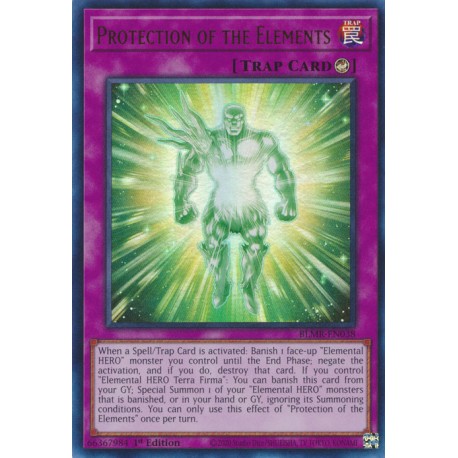 YGO BLMR-EN038 UR Protection of the Elements