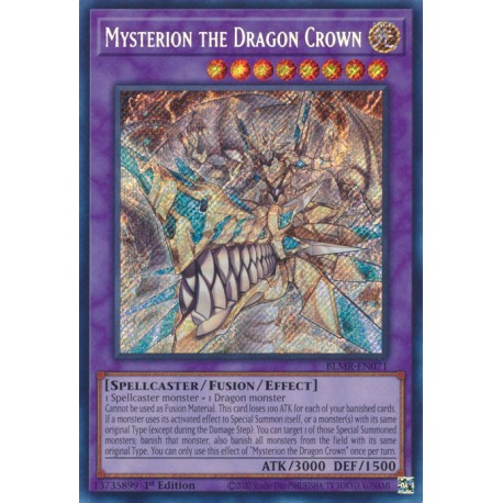 YGO BLMR-EN071 CR Mysterion, la Corona del Drago