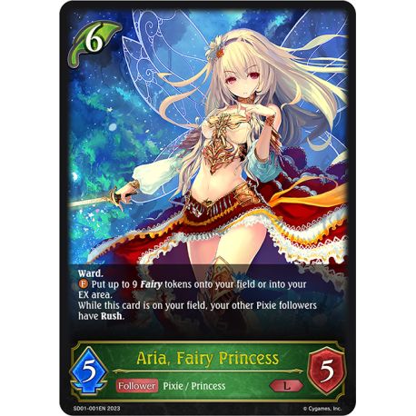 SVE SD01-001EN Legendary Aria, Fairy Princess