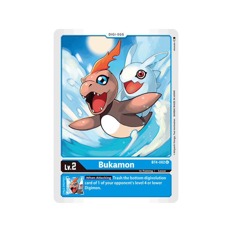 Digimon_TCG_BT4-002_Bukamon_Uncommon_Great_Legend_Card_Game