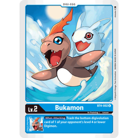 Digimon_TCG_BT4-002_Bukamon_Uncommon_Great_Legend_Card_Game
