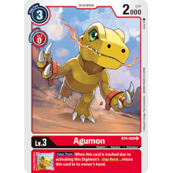 Digimon_TCG_BT4-008_Agumon_Common_Great_Legend_Card_Game