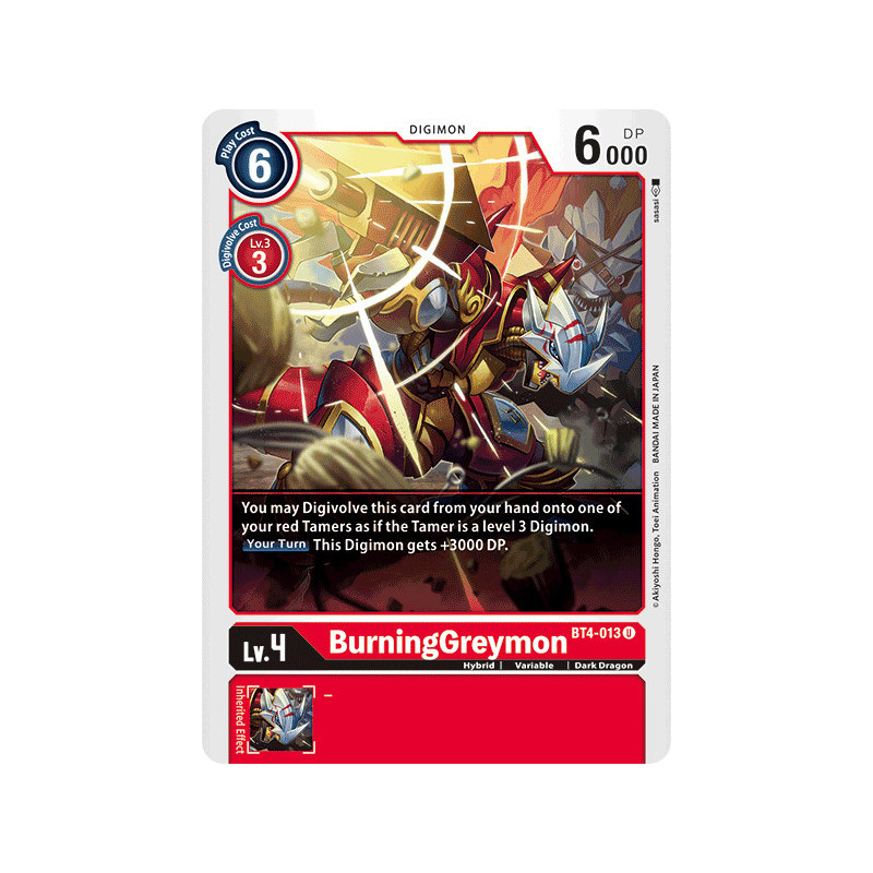 Digimon_TCG_BT4-013_BurningGreymon_Uncommon_Great_Legend_Card_Game