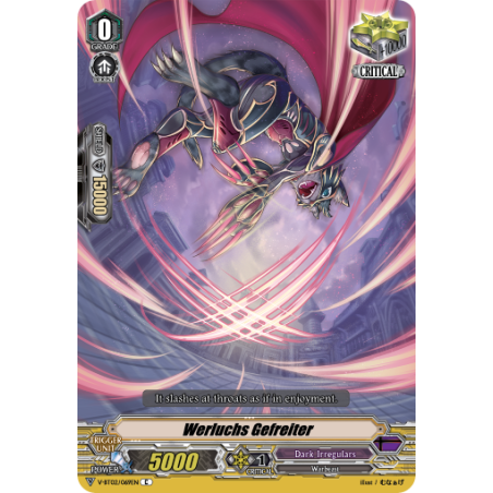 Vanguard_TCG_card_V-BT02_069EN_C_Werluchs_Gefreiter_Strongest_Team_AL4