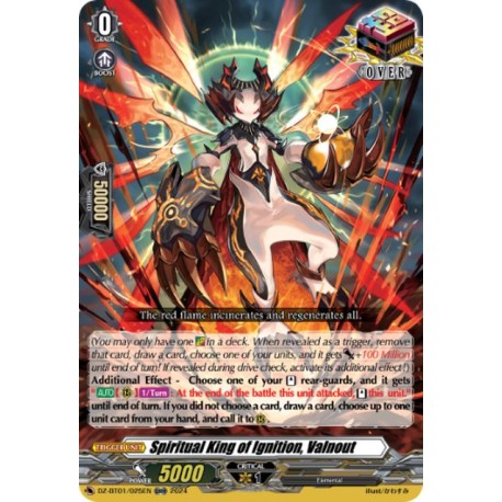 DZ-BT01/025EN Spiritual King of Ignition, Valnout