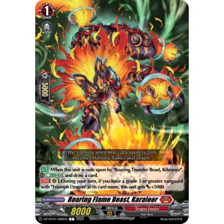 DZ-BT01/080EN Roaring Flame Beast, Karaleor