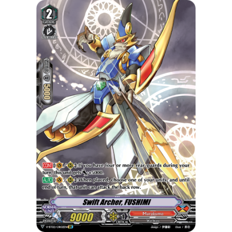 Vanguard_TCG_card_V-BT02_OR02EN_OR_Swift_Archer_FUSHIMI_Strongest_Team_AL4