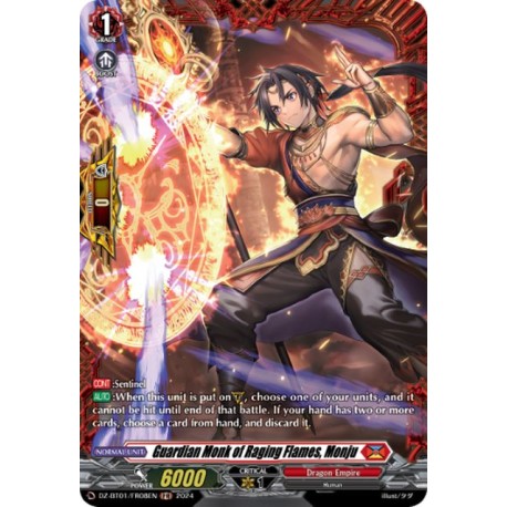 DZ-BT01/FR08EN Guardian Monk of Raging Flames, Monju