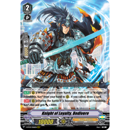 Vanguard_TCG_card_V-BT03_006EN_RRR_Knight_of_Loyalty_Bedivere_Miyaji_Academy_CF_Club