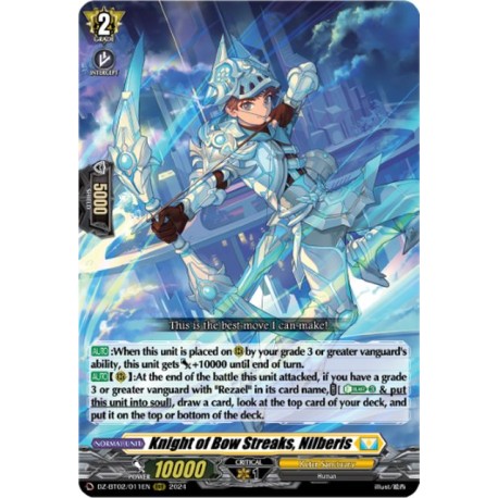 DZ-BT02/011EN Knight of Bow Streaks, Nilberis