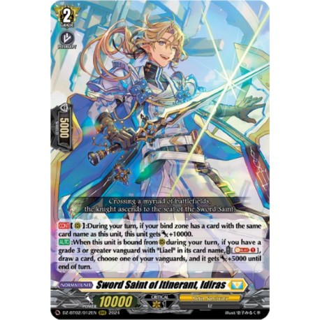 DZ-BT02/012EN Sword Saint of Itinerant, Idiras