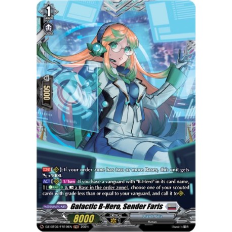 DZ-BT02/FR19EN Galactic B-Hero, Sender Faris