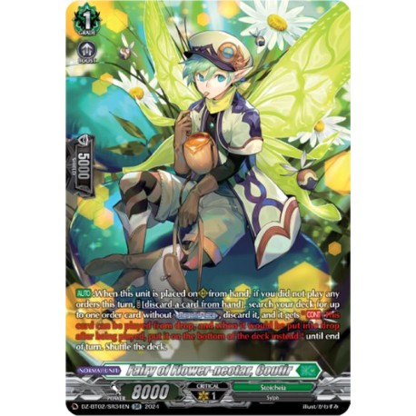 DZ-BT02/SR34EN Fairy of Flower-nectar, Coutir