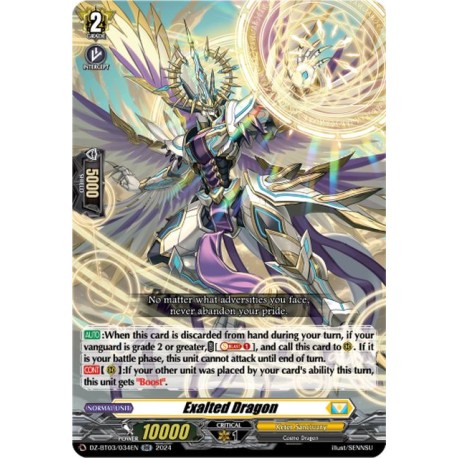 DZ-BT03/034EN Exalted Dragon