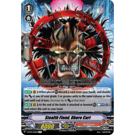 Vanguard_TCG_card_V-BT03_036EN_R_Stealth_Fiend_Oboro_Cart_Miyaji_Academy_CF_Club