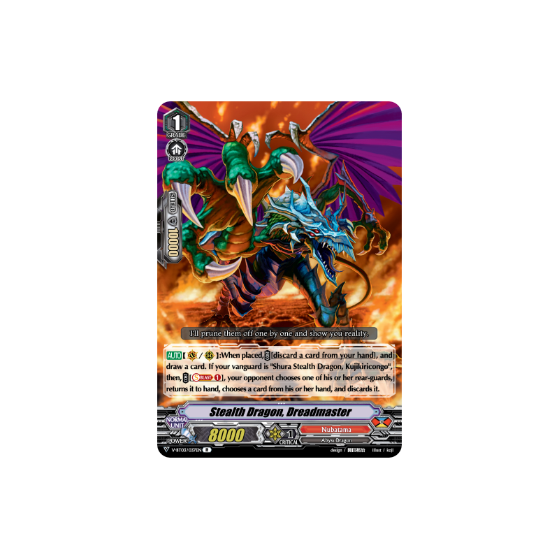 Vanguard_TCG_card_V-BT03_037EN_R_Stealth_Dragon_Dreadmaster_Miyaji_Academy_CF_Club