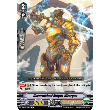 Vanguard_TCG_card_V-BT03_059EN_C_Unvarnished_Knight_Virargus_Miyaji_Academy_CF_Club