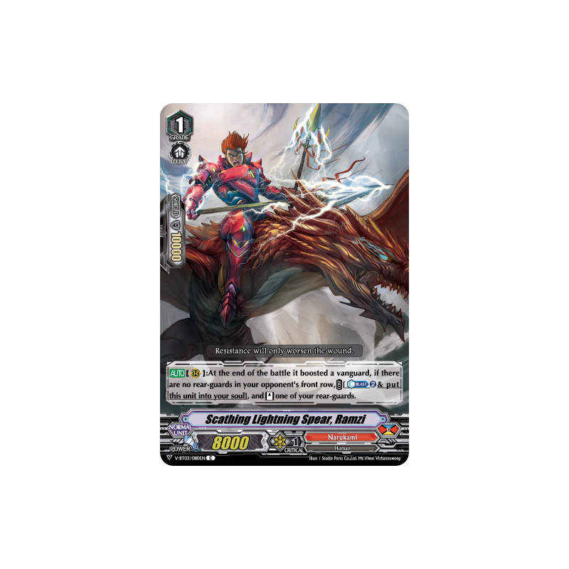 Vanguard_TCG_card_V-BT03_080EN_C_Scathing_Lightning_Spear_Ramzi_Miyaji_Academy_CF_Club