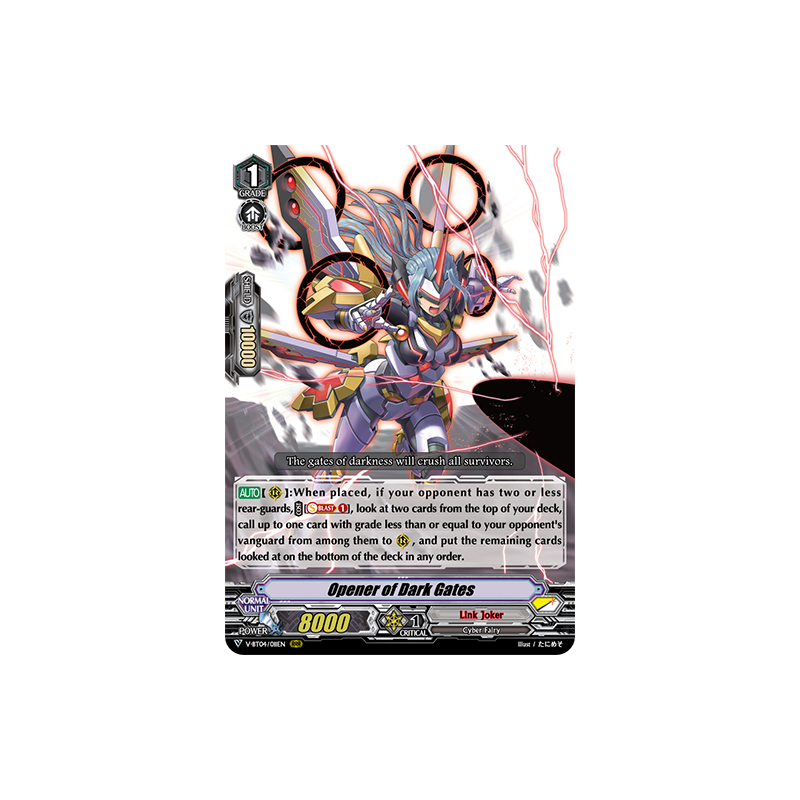Vanguard_TCG_card_V-BT04_011EN_RRR_Opener_of_Dark_Gates_Vilest_Deletor