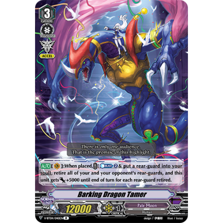 Vanguard_TCG_card_V-BT04_040EN_R_Barking_Dragon_Tamer_Vilest_Deletor