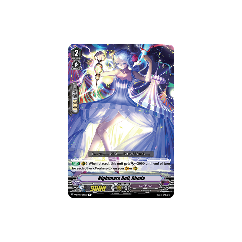 Vanguard_TCG_card_V-BT04_041EN_R_Nightmare_Doll_Rhoda_Vilest_Deletor