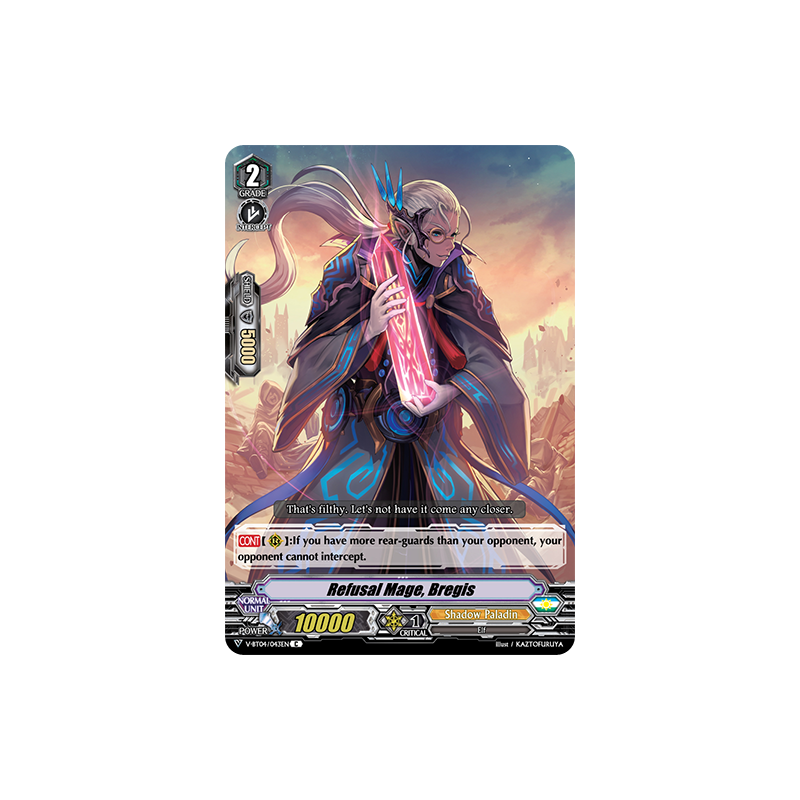 Vanguard_TCG_card_V-BT04_043EN_C_Refusal_Mage_Bregis_Vilest_Deletor
