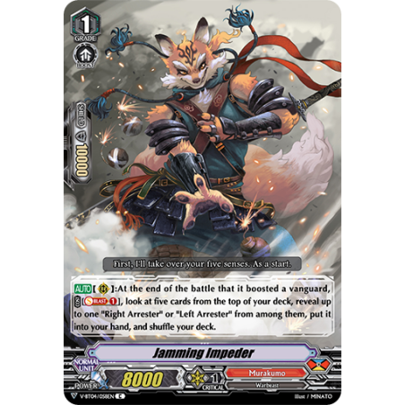 Vanguard_TCG_card_V-BT04_058EN_C_Jamming_Impeder_Vilest_Deletor