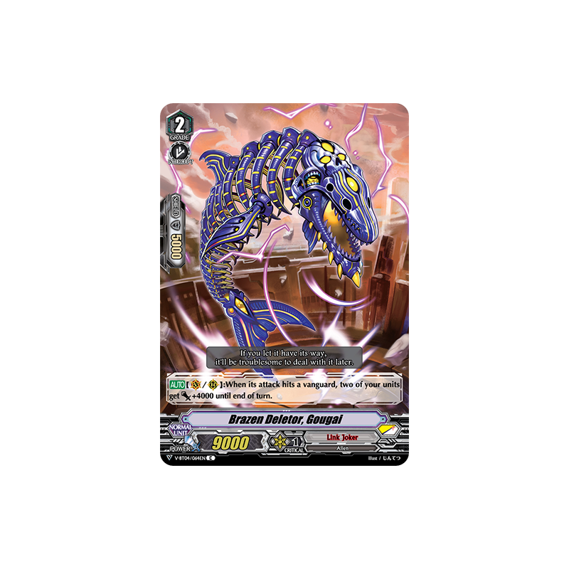 Vanguard_TCG_card_V-BT04_064EN_C_Brazen_Deletor_Gougai_Vilest_Deletor