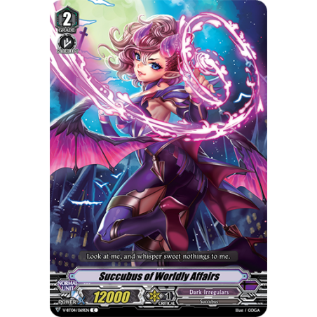 Vanguard_TCG_card_V-BT04_069EN_C_Succubus_of_Worldly_Affairs_Vilest_Deletor