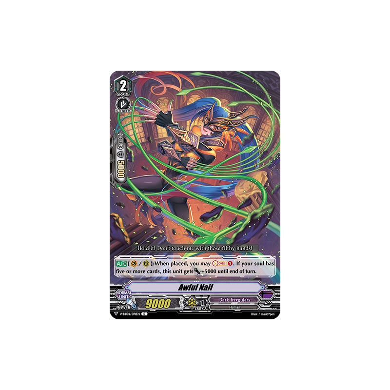 Vanguard_TCG_card_V-BT04_071EN_C_Awful_Nail_Vilest_Deletor