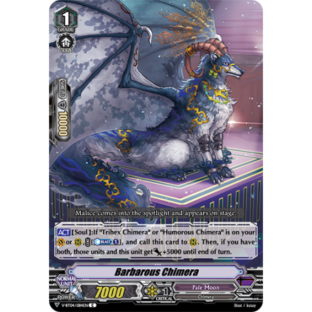 Vanguard_TCG_card_V-BT04_084EN_C_Barbarous_Chimera_Vilest_Deletor