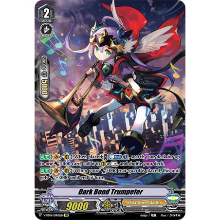 Vanguard_TCG_card_V-BT04_DR01EN_DR_Dark_Bond_Trumpeter_Vilest_Deletor