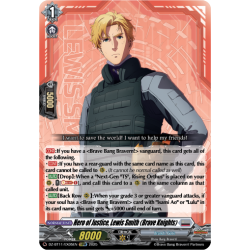 Vanguard_TCG_card_DZ-BT11_EX05EN_EX_Hero_of_Justice_Lewis_Smith_Brave_Knights_Symphony_of_Might_Bloom