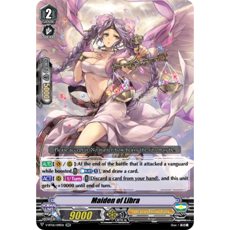 Vanguard_TCG_card_V-BT05_019EN_RR_Maiden_of_Libra_Aerial_Steed_Liberation