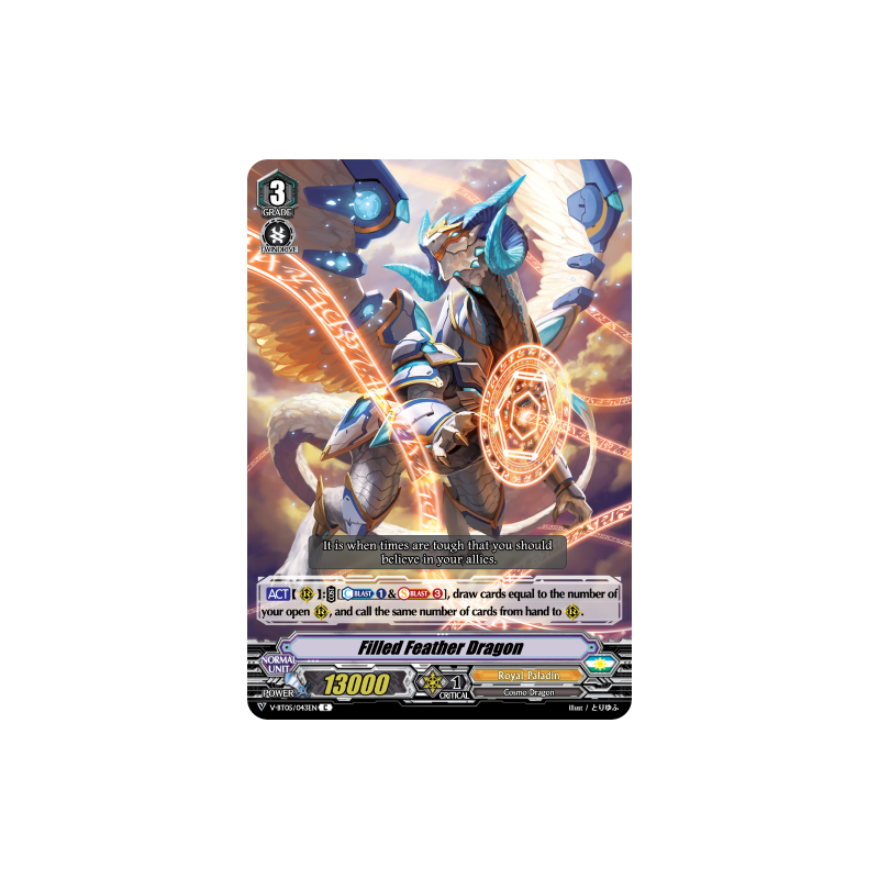 Vanguard_TCG_card_V-BT05_043EN_C_Filled_Feather_Dragon_Aerial_Steed_Liberation
