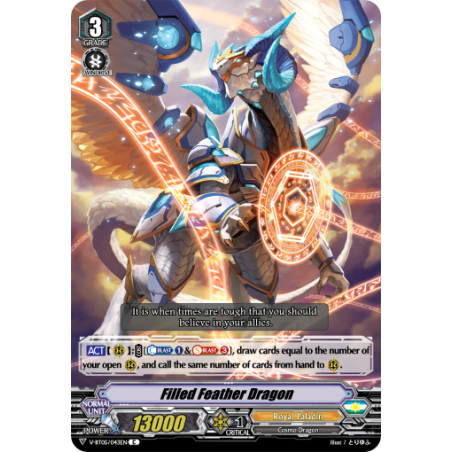 Vanguard_TCG_card_V-BT05_043EN_C_Filled_Feather_Dragon_Aerial_Steed_Liberation