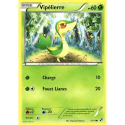 Pokémon 1/114 Vipélierre Commune Noir & Blanc Noir & Blanc