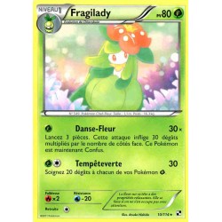 Pokémon 10/114 Fragilady Rare Noir & Blanc Noir & Blanc
