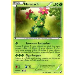 Pokémon 12/114 Maracachi Rare Noir & Blanc Noir & Blanc