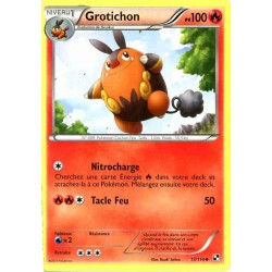 Pokémon 17/114 Grotichon Peu commune Noir & Blanc Noir & Blanc