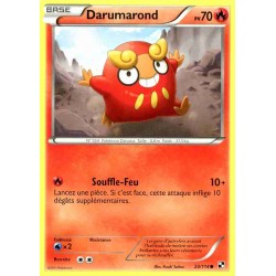 Pokémon 23/114 Darumarond Commune Noir & Blanc Noir & Blanc