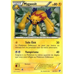 Pokémon 46/114 Mygavolt Rare Noir & Blanc Noir & Blanc