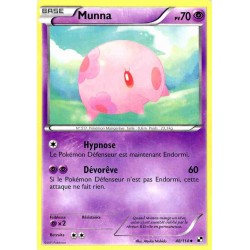 Pokémon 48/114 Munna Peu commune Noir & Blanc Noir & Blanc