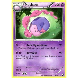 Pokémon 49/114 Mushana Rare Noir & Blanc Noir & Blanc