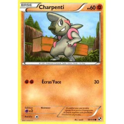 Pokémon 58/114 Charpenti Commune Noir & Blanc Noir & Blanc