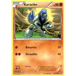 Pokémon 62/114 Karaclée Rare Noir & Blanc Noir & Blanc