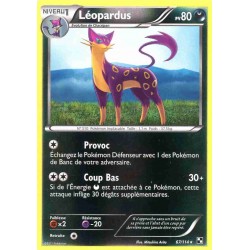 Pokémon 67/114 Léopardus Rare Noir & Blanc Noir & Blanc