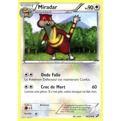 Pokémon 79/114 Miradar Peu commune Noir & Blanc Noir & Blanc
